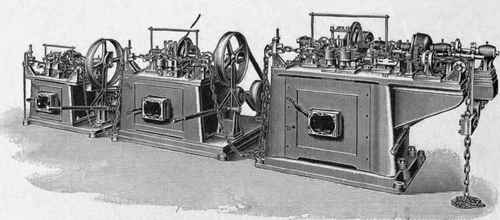 Fig. 38.   Automatic Chain Welding Machine.