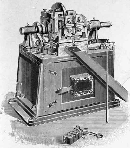 Fig. 39.   Ring and Buckle Welding Machine, for Ridgeless Welding