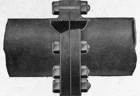 Fig. 56. Form of Special Facing for Electrically Welded Flanges : Plain Faced.