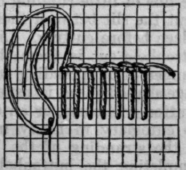 Fig. 19. Buttonhole Stitch.