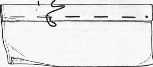 Fig. 12. The basting stitch.
