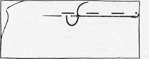 Fig. 19.   The stitching stitch.