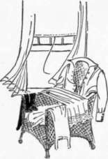 Fig. 56. The clothing worn during the day should be aired at night.