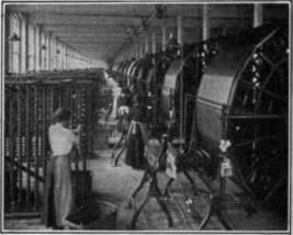 Fig. 80. Warping or preparing silk for the loom.