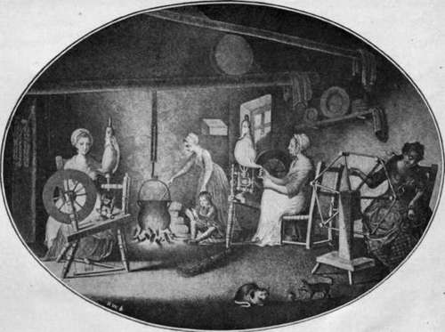 In Olden Times The Women Prepared All The Textile Yarns At Home