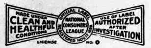 Consumers' League Label.