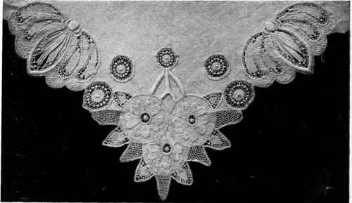 A TEA CLOTH BORDER.