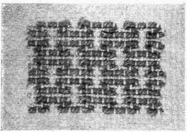A ZIG ZAG PATTERN.