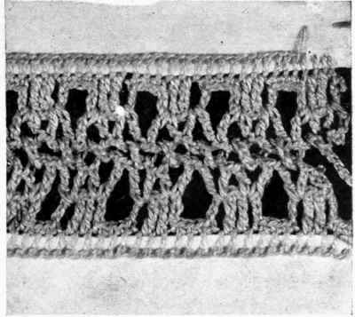 This shows the abov finish with the two edges opened flat.