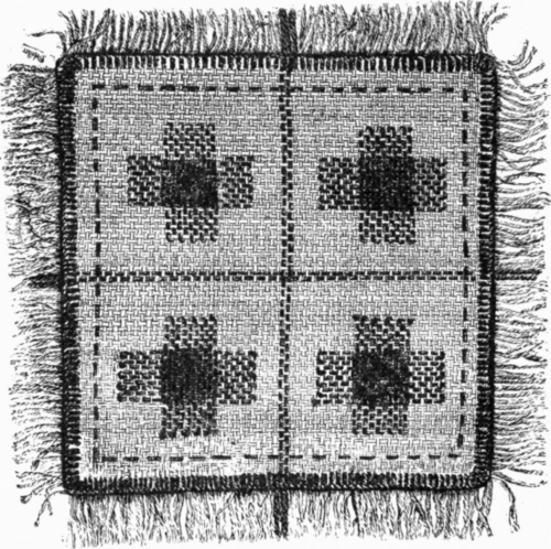 Canvas Darning Square.