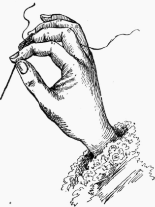 Correct Way of Holding the Needle.