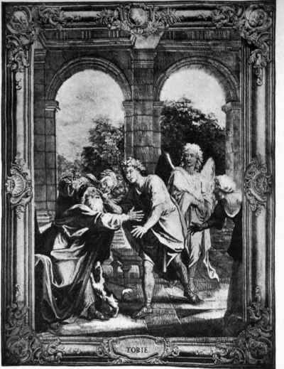 Tobias Welcomed By His Father Tobit