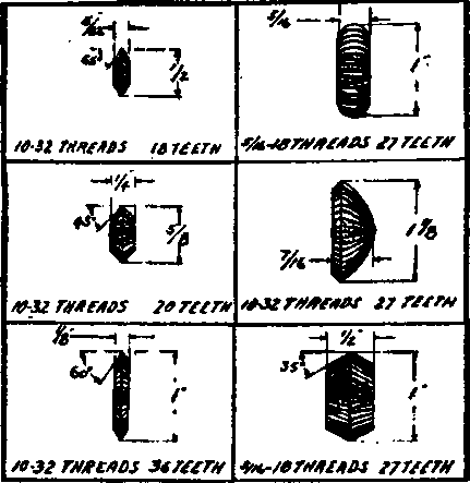 A Few Of The Many Types Of Carving Cutters
