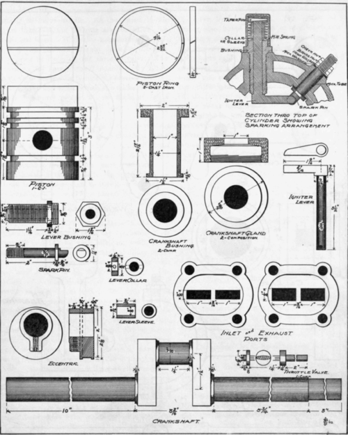 3 4 H P Gasoline Engine 155