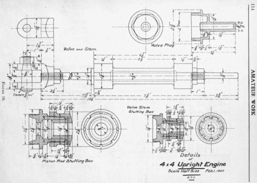Mechanical Drawing V Cross Hatching And Sections 139