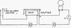 Circuit Equipped with Drop to Ring the Bell in Case the Switch is Destroyed