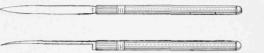 One of the Nibs on the Ruling Pen Sharpened and Used as an Eraser