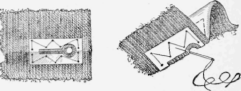 The Form of the Buttonhole is Cut in the Edges of the Two Pieces of Metal