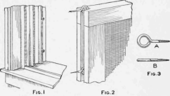 The Heads of the Screweyes in the Window Frame Stop Slide in a Groove Cut in the Screen Frame