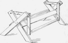 The Holding Attachment Easily Adjusts Itself to the Stick of Wood Placed in the Crotch