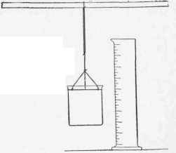 To Make a Simple Balance A Graduate Scale Used in Connection with an Elastic Band