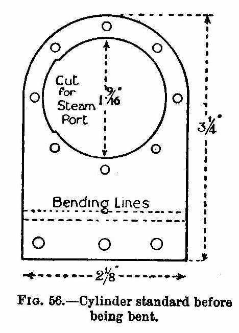 Cylinder standard before being bent
