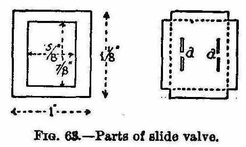 Parts of slide valve