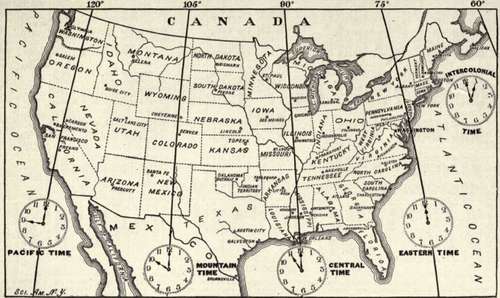 Standard Time In The United States, Variation Of Time In Different Countries