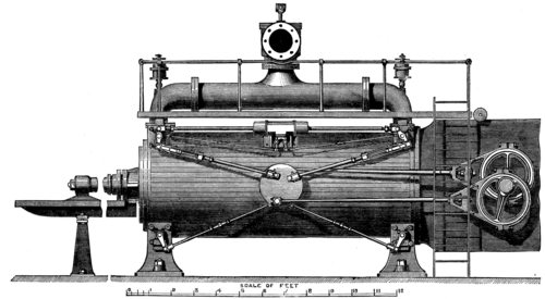 1000 HORSE POWER CORLISS ENGINE. BY HICK, HARGREAVES & CO.