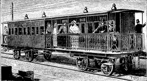 Fig. 1. CAR WITH LATERAL PASSAGEWAYS.