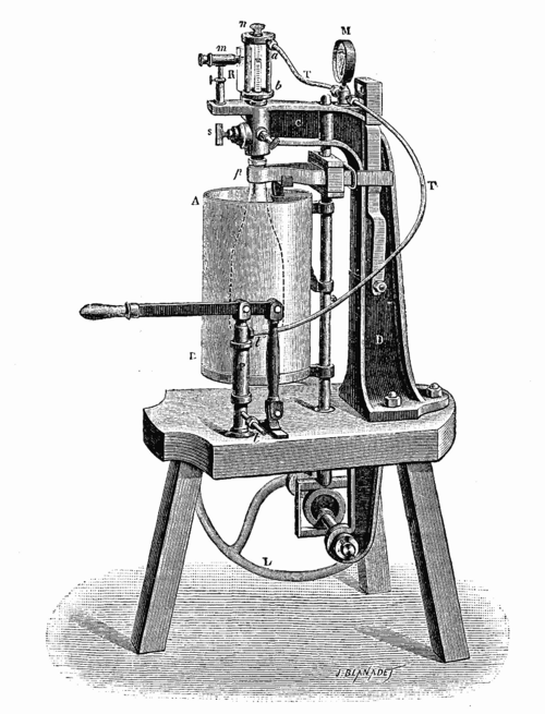 Fig. 1. MACHINE FOR TESTING BOTTLES.