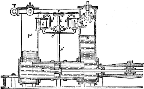 FIG. 18. HYDRAULIC AIR COMPRESSOR.