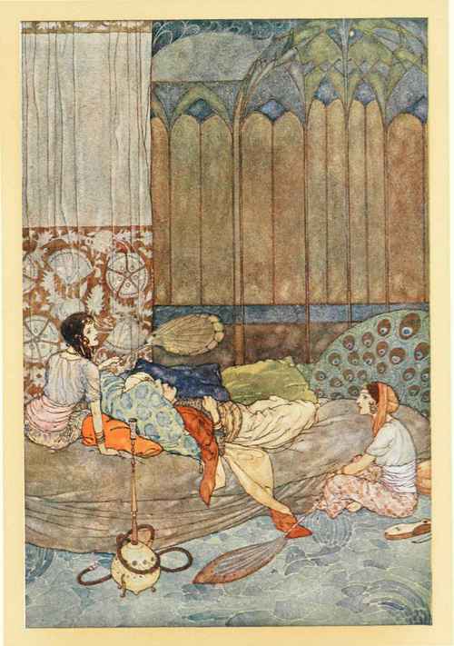 Supposing me asleep they began to talk.