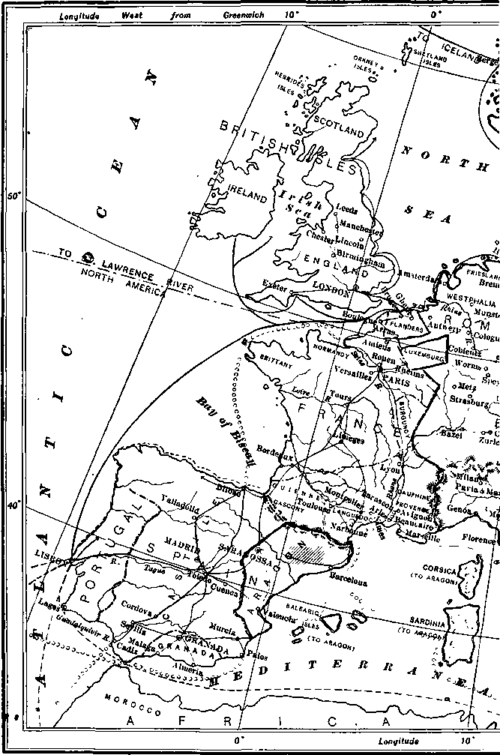 Map: Trade Centers of the Middle Ages A
