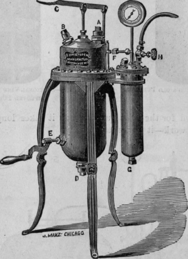 Fig. 185. Zwietusch's Upright Generator