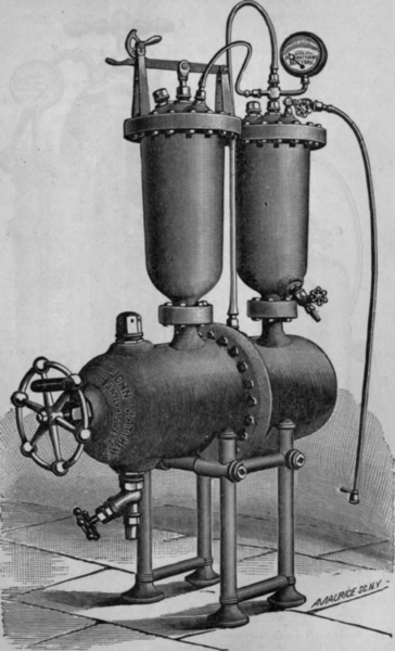 Fig. 191. Matthews1 Horizontal Acid Feeding Generator with Purifier