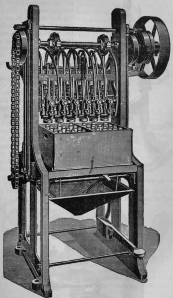 Fig. 234. English Rapid Power Bottling Machine