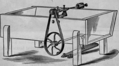 Fig. 265. Bottle Washing Trough with Brush Washer