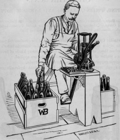 Fig. 276. Hand and Foot Power Capping Machine
