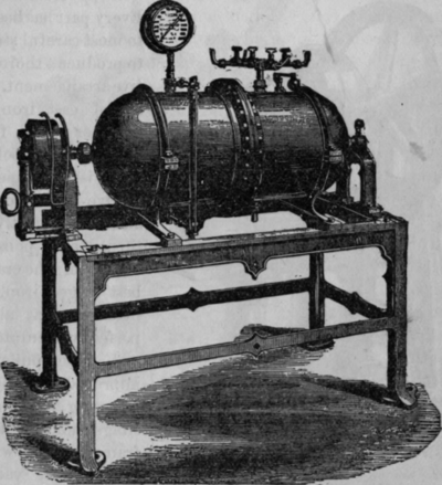 Fig. 65.   Single Horizontal Carbonating Cylinder