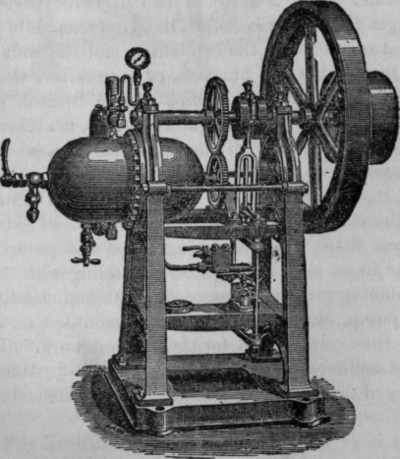 Fig. 78. Carbonating Machine with one Cylinder