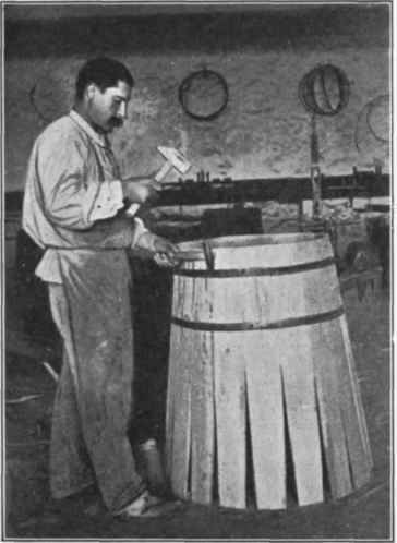 Fig. 31. Making casks. (Courtesy of Barton and Guestier.)