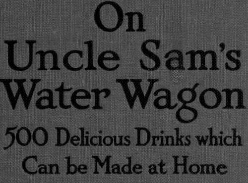 Fig. On Uncle Sam's Water Wagon