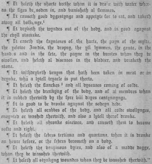 From use in medicine