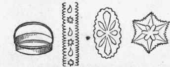 Biscuit, Cake and Tartlet Cutters.