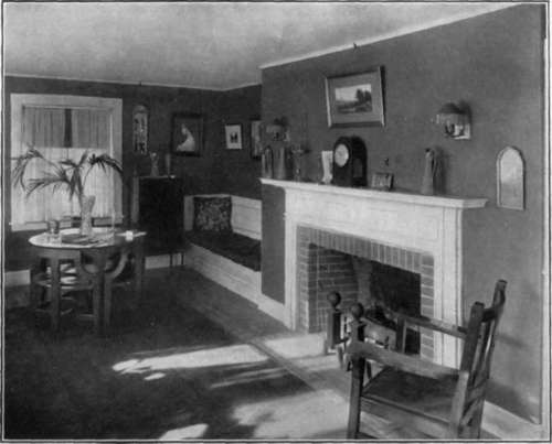 A Fire Place Gives Cheer And Ventilation