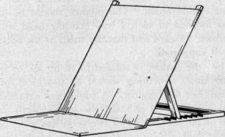 A Back Rest, Canvas Covered