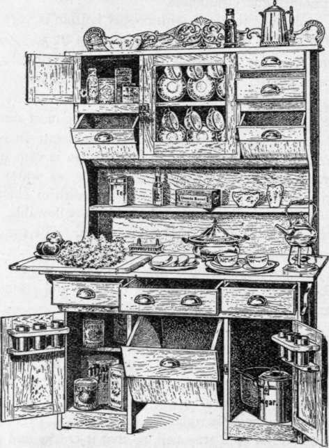 A Movable Kitchen Cabinet, Useful When There Is No Built In Cabinet