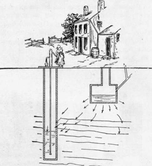 Fig. 1. Well, Contaminated By House Drainage