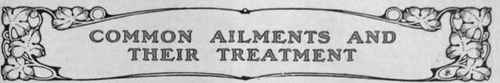 Common Ailments And Their Treatment 100730